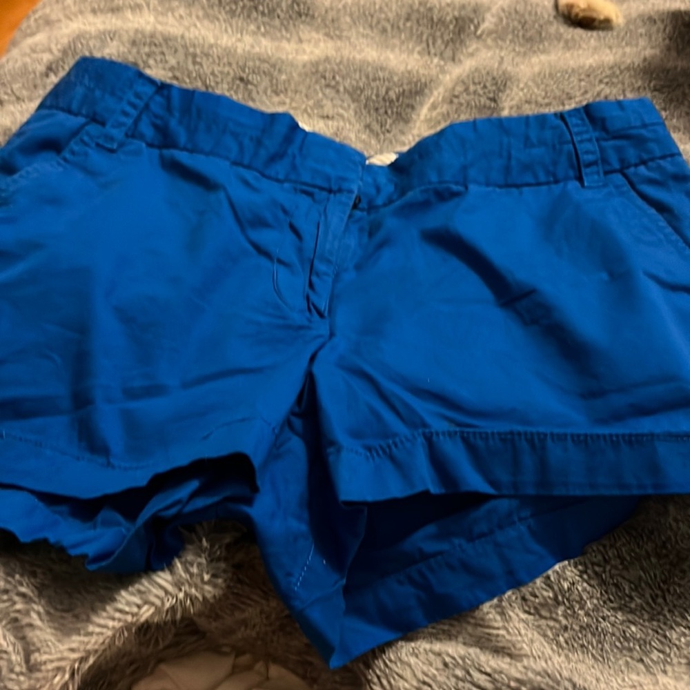 J Crew chino shorts blue size 8